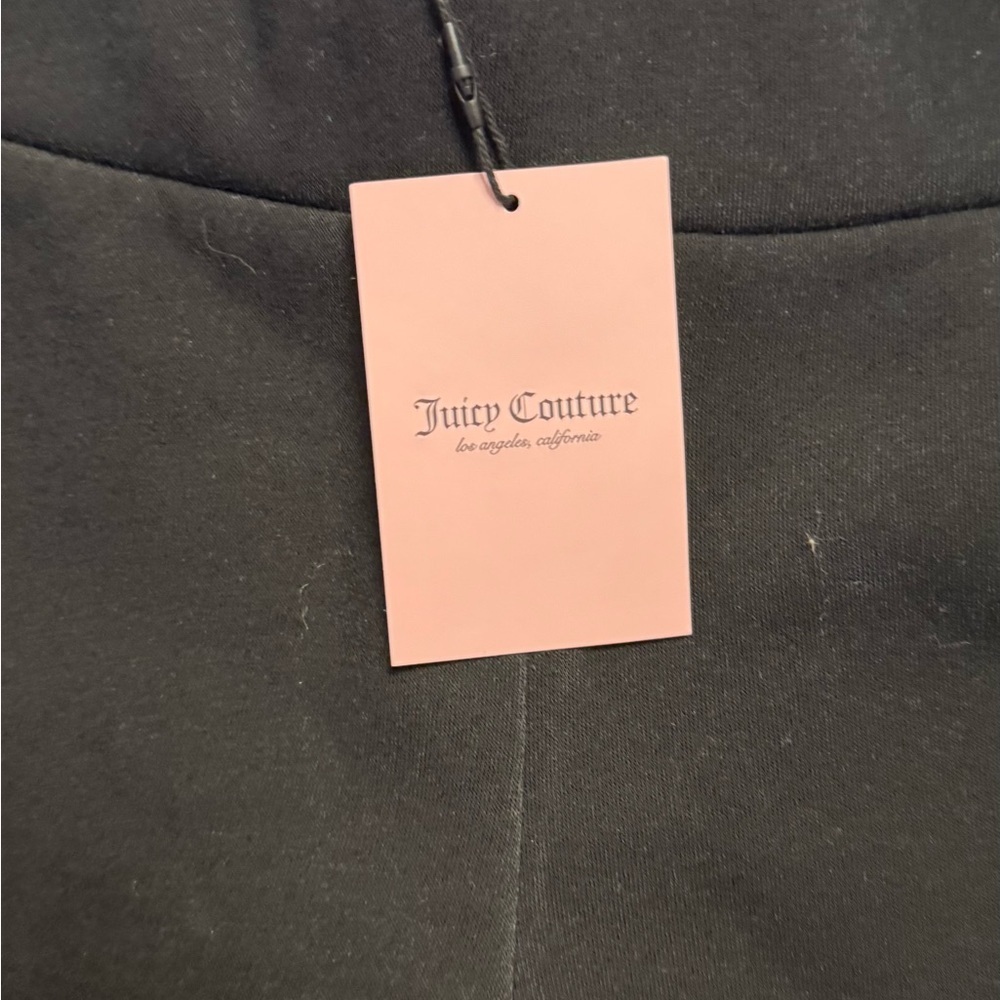 NWT Juicy Couture "Liquorice" Black High-Waisted Shorts - Size Medium - Picture 6 of 8